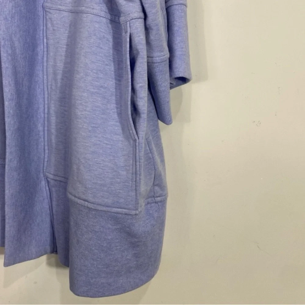 ATHLETA Lotus Wrap Cardigan Blue Heather XXS / XS